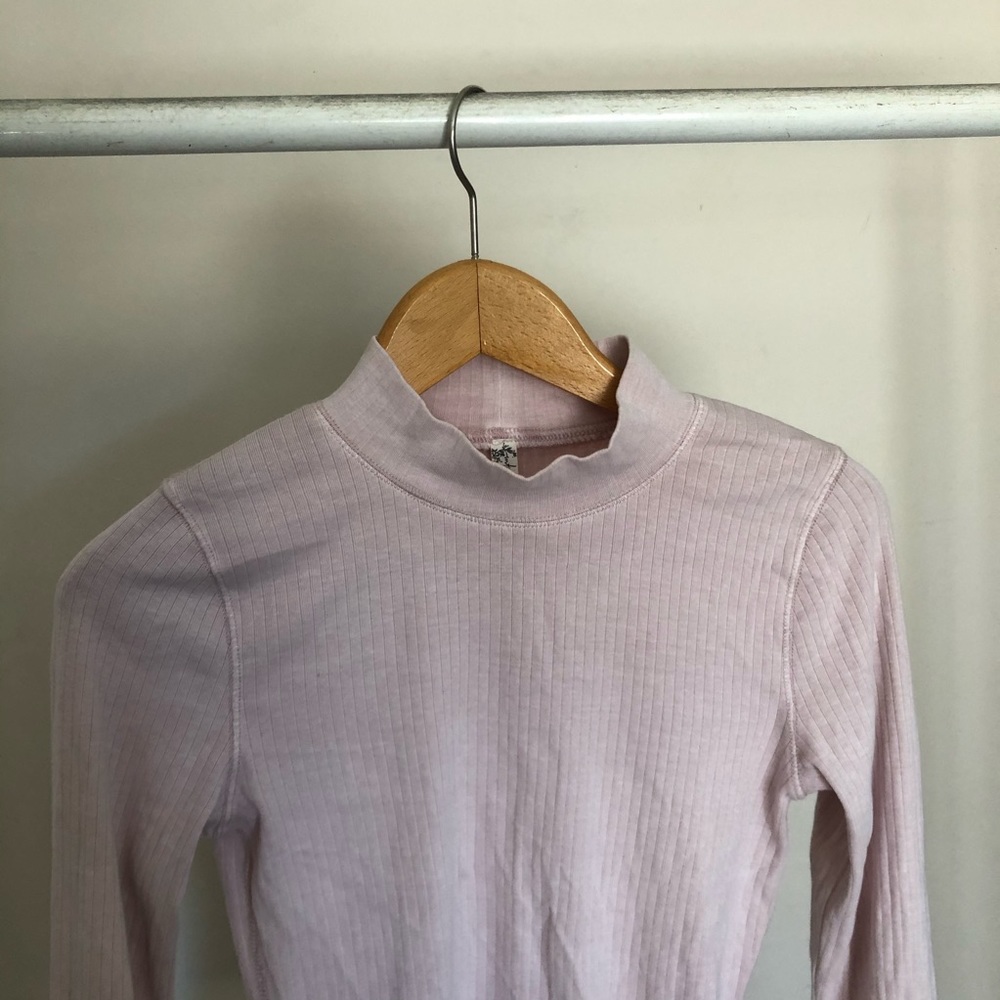 Free People Dusky Pink Long Sleeve